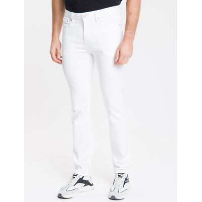 Calça Color Five Pockets Slim  Calvin Klein Jeans -  Branco