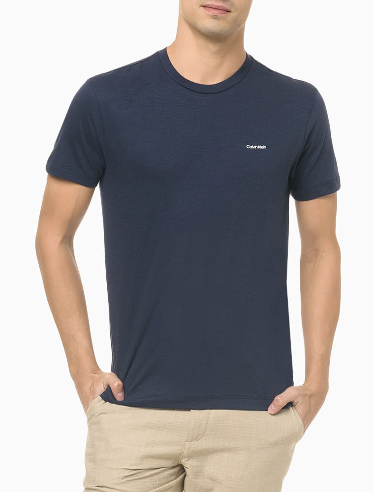T-Shirt-Slim-Flame---Azul-Marinho
