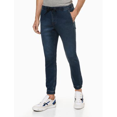 Calça Jeans Athletic Taper - Azul Marinho