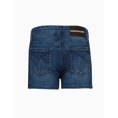 Shorts Jeans Five Pockets C/ Cad  Calvin Klein Jeans -  Azul Marinho