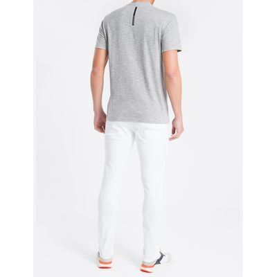 Camiseta Masculina Mescla Cinza Calvin Klein Jeans