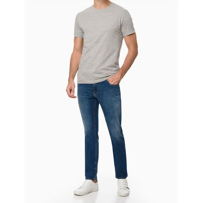 Camiseta Masculina Essentials Cinza Mescla Calvin Klein Jeans