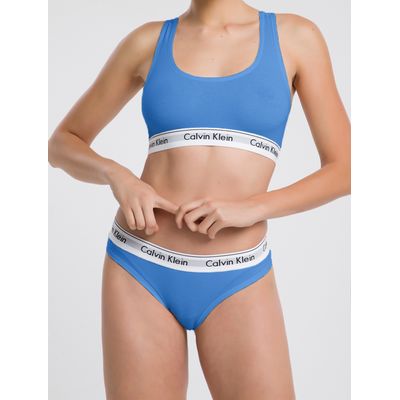 Top Nadador Básico Azul Médio Underwear Calvin Klein