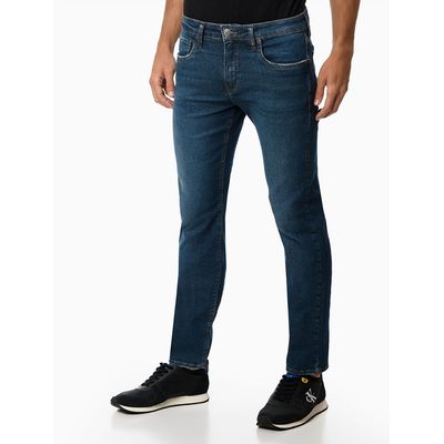Calça Jeans Five Pockets Skinny - Azul Marinho