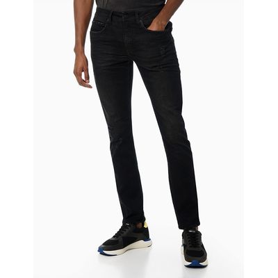 Calça Jeans Super Skinny Ziper Atras - Preto