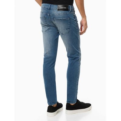 Calça Jeans Super Skinny Confort  Calvin Klein -  Azul Médio