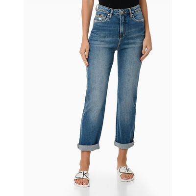 Calça Jeans Five Pockets Cost. Lateral  Calvin Klein Jeans -  Azul Médio