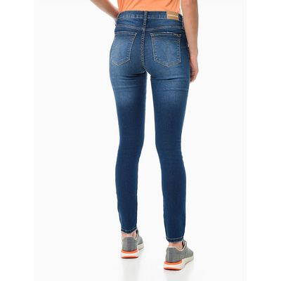 Calça Jeans Five Pockets Super Skinny  Calvin Klein Jeans -  Azul Médio