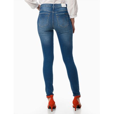 Calça Jeans Five Pockets Super Skinny - Azul Claro