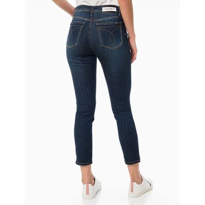 Calça Jeans Barras Abertura Lateral  Calvin Klein Jeans -  Azul Médio