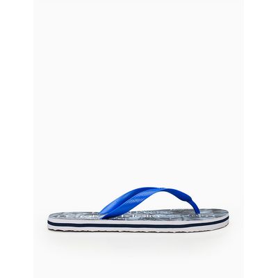 Chinelo Swim Estampado Borracha  Calvin Klein -  Azul Médio