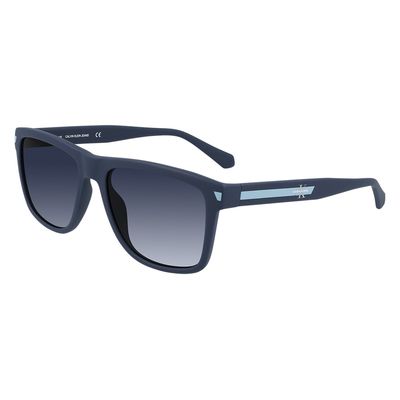 Óculos de Sol Retangular Masculino Calvin Klein Jeans - Azul