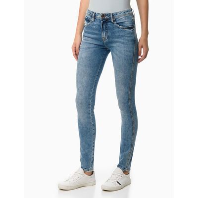 Calça Jeans 5 Pockets High Rise Skinny