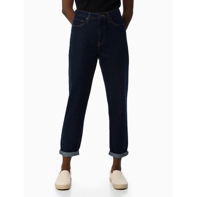 Calça Jeans 5 Pockets Mom  Calvin Klein Jeans -  Azul Marinho