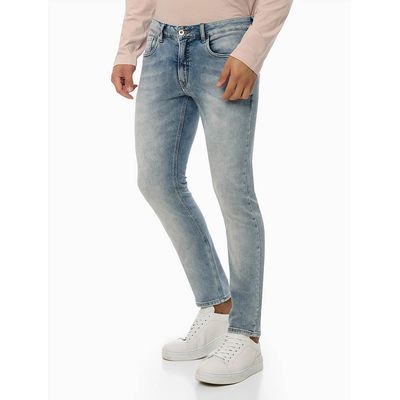 Calça Jeans Super Skinny 5 Pockets  Calvin Klein -  Azul Claro