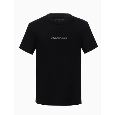 Camiseta Mc Logo Centralizado  Calvin Klein Jeans -  Preto