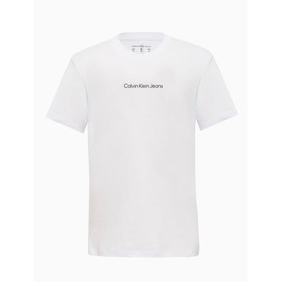 Camiseta Mc Logo Centralizado  Calvin Klein Jeans -  Branco