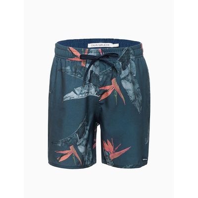 Shorts D'água Kids Estrelitzias  Calvin Klein Jeans -  Azul Marinho