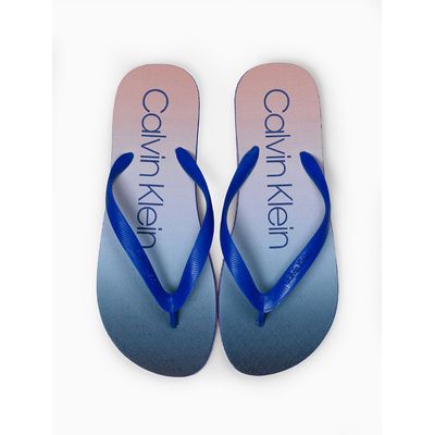 Chinelo Swimwear Estampa Degradê  Calvin Klein -  Azul