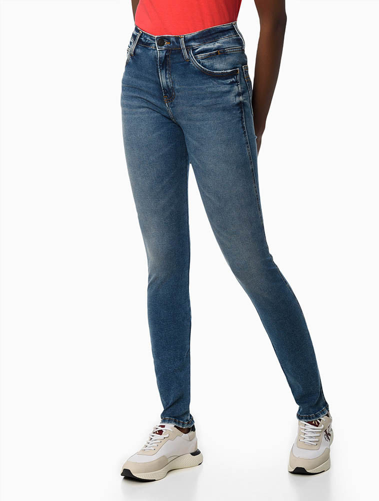 Calça Jeans Feminina Sculpted Skinny Sustainable Calvin Klein