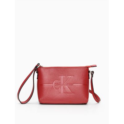 Bolsa Pequena Queima Ck Palito  Calvin Klein Jeans -  Vermelho