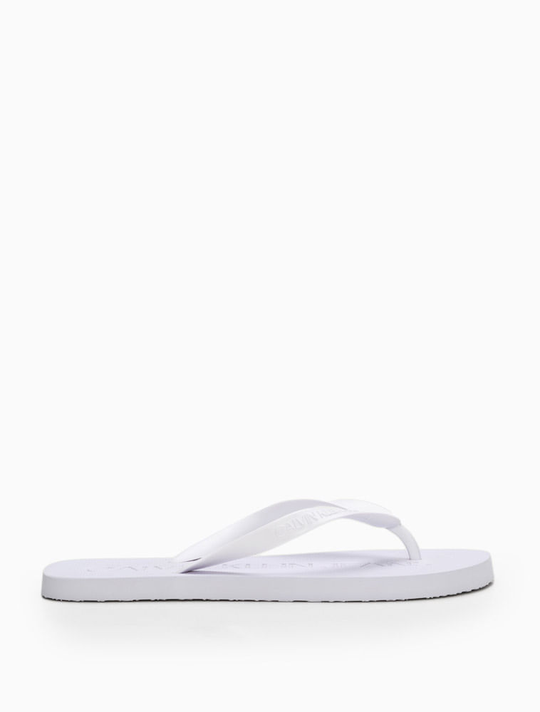 Chinelo-Calvin-Klein-Jeans-Baixo-Relevo-Borracha---Branco