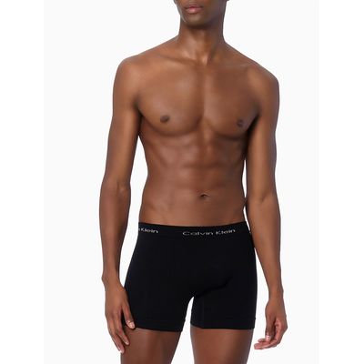 Kit 2 Underwear Trunk sem Costura Cuecas Calvin Klein - Preto Com Cinza Claro