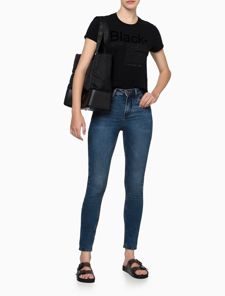 Calça Jeans Feminina Skinny com Stretch Cintura Alta Calvin Klein Jeans -  Calvin Klein