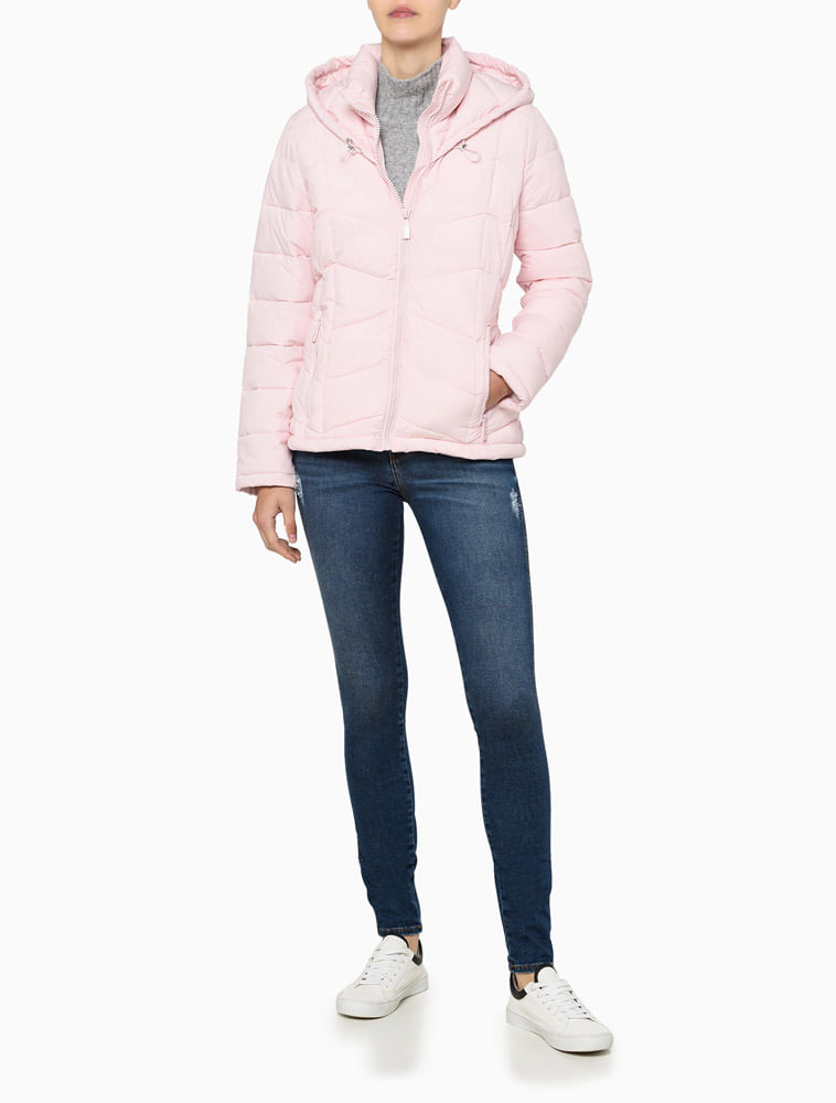 Jaqueta Jeans Fem Calvin Klein Jeans Sherpa - Compre Online
