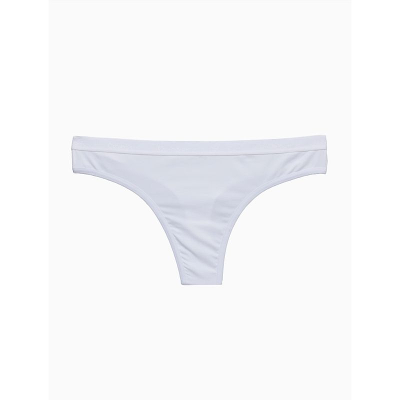 Calcinha Calvin Klein Underwear Fio Dental Renda Off-White - Compre Agora