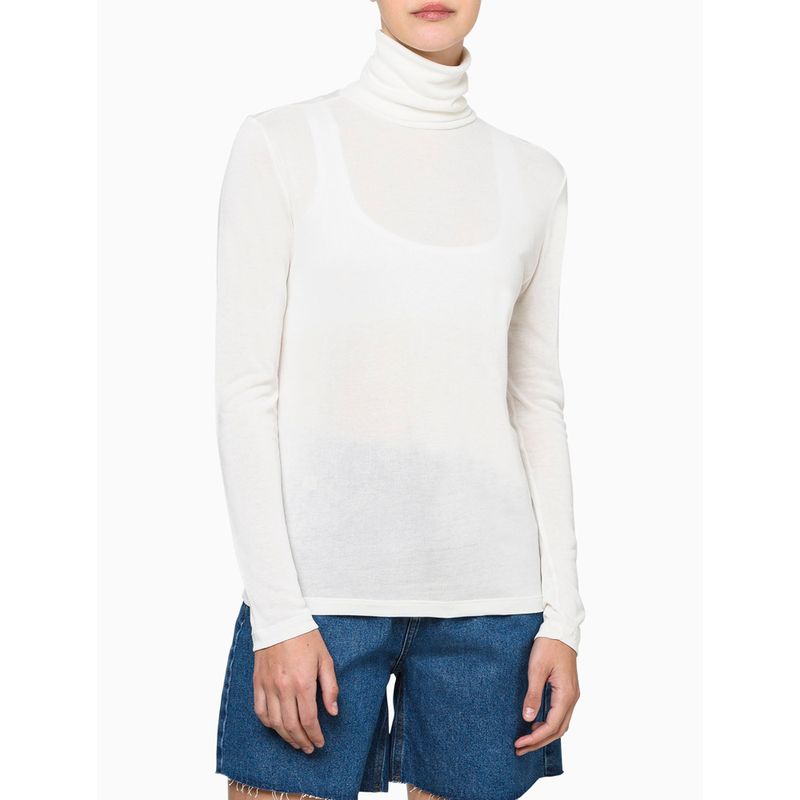 Blusa Viscotricot Feminina Calvin Klein Jeans - Calvin Klein