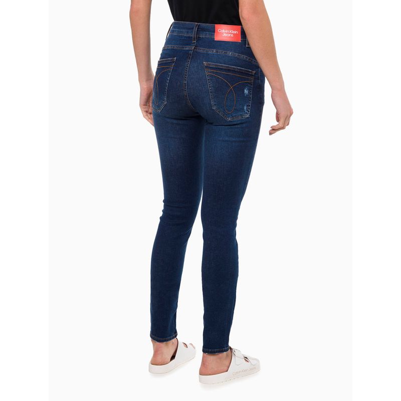 Calça Jeans Feminina Skinny com Stretch Cintura Alta Calvin Klein Jeans -  Calvin Klein