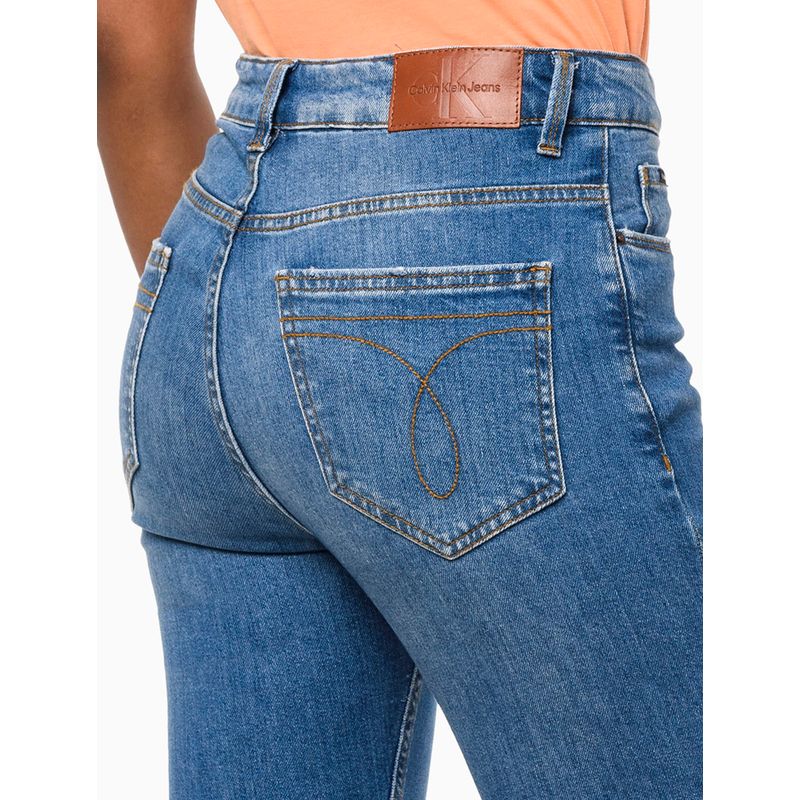 Calça jeans flare calvin hot sale klein