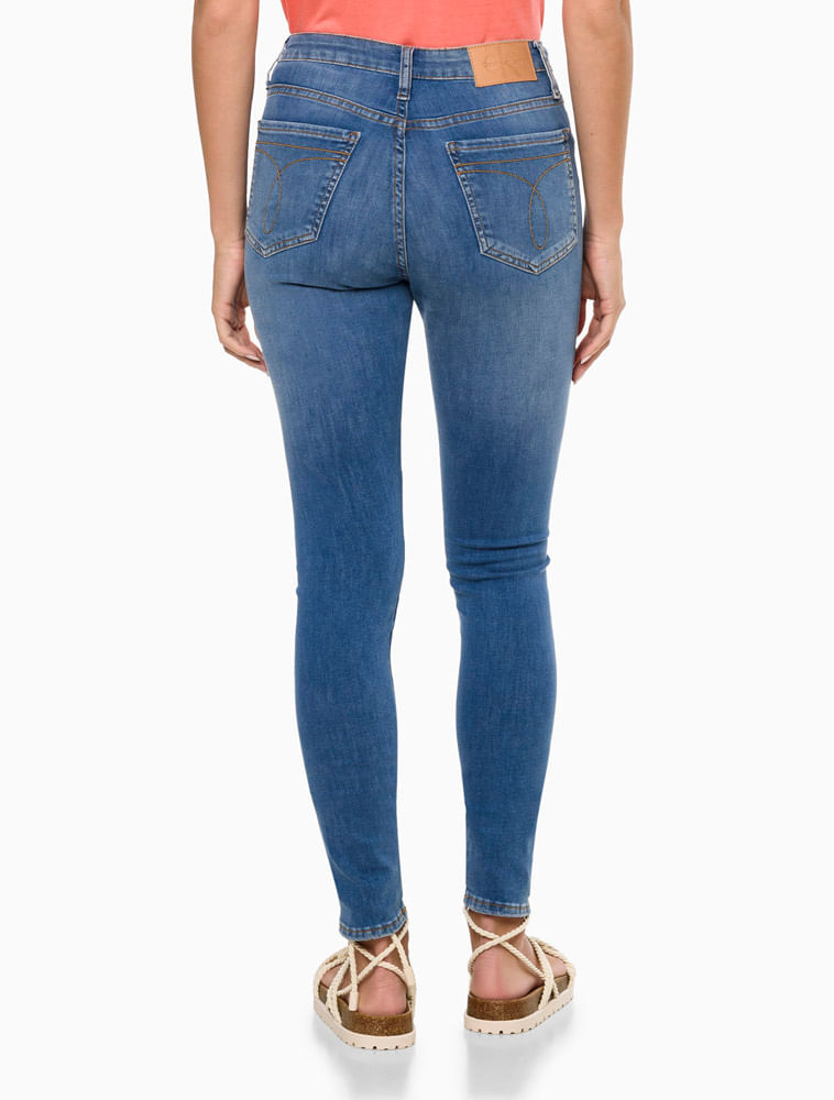 Calça Jeans Fem Calvin Klein Jeans Super Skinny - Compre Online