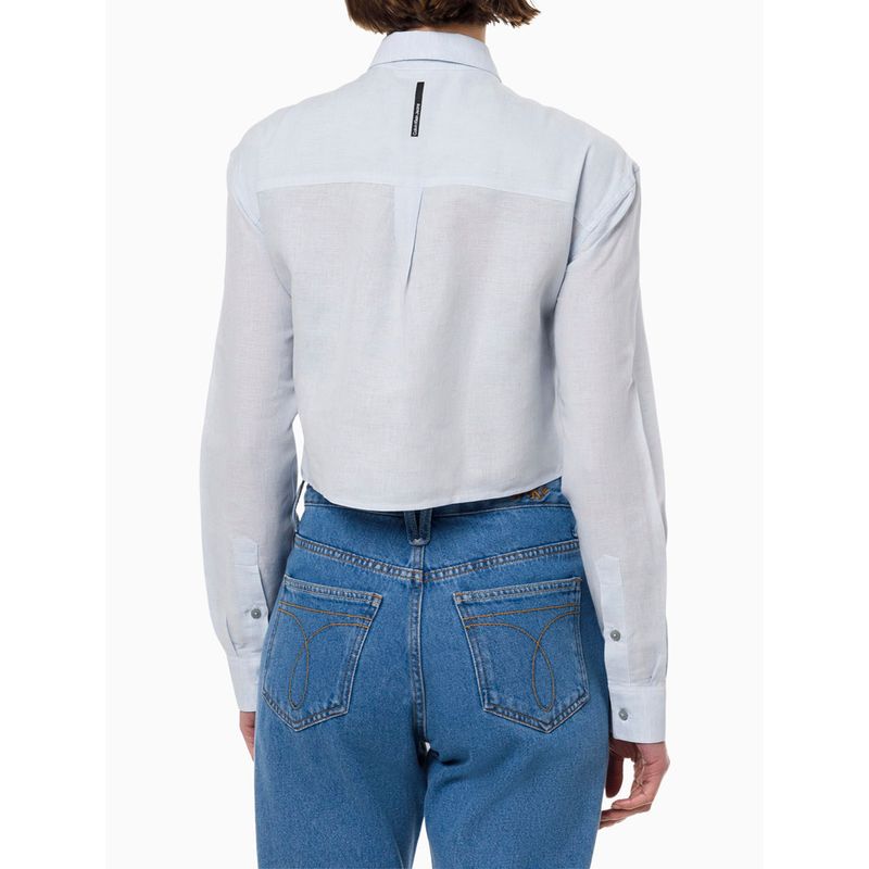 Calvin Klein Jeans Azul - Textil Tops sem mangas Mulher 27,99 €