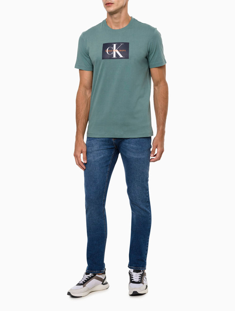 Camiseta Masculina Re Issue Retângulo Calvin Klein Jeans - Calvin Klein