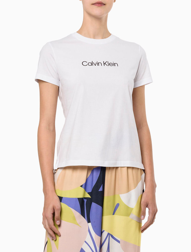 Camiseta Calvin Klein Rosa Feminina