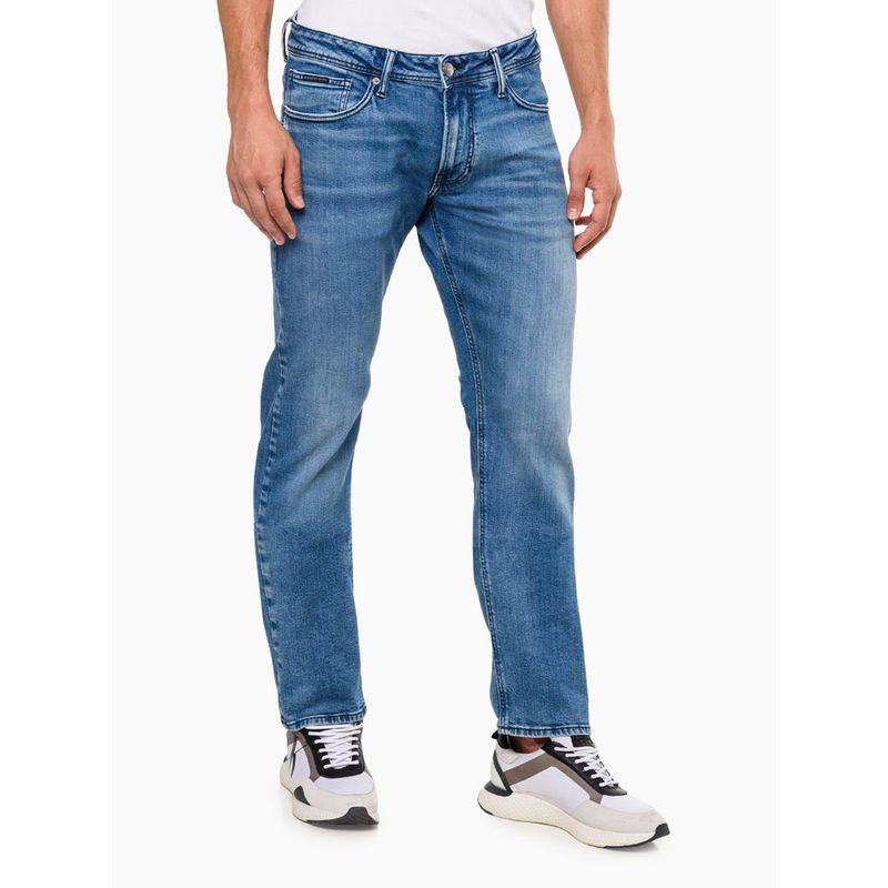 Calça Jeans Masculina Puídos Slim Calvin Klein Jeans - Calvin Klein