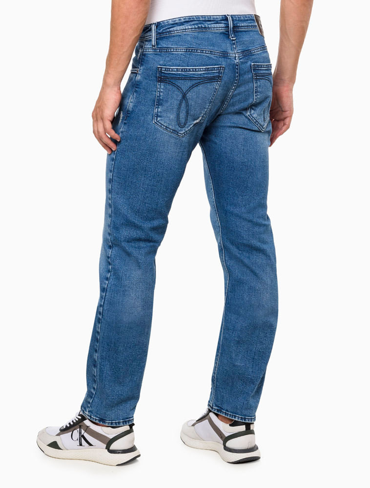 Calça Jeans Masculina Puídos Slim Calvin Klein Jeans - Calvin Klein