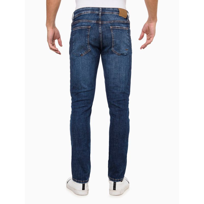 Calça jeans slim calvin best sale klein masculina