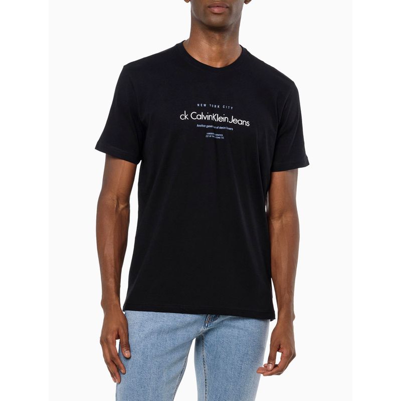 Camiseta Calvin Klein Jeans na cor preta. Tamanhos M, G e GG – JOC