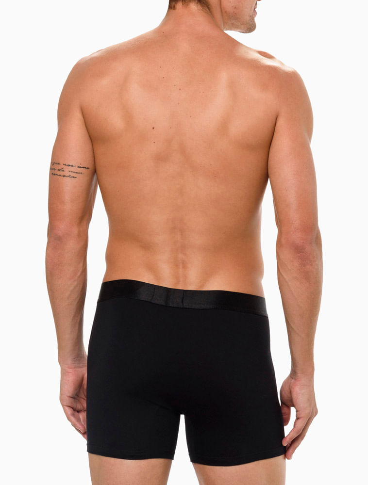 Cueca Calvin Klein Low Rise Trunk Icon - Preto