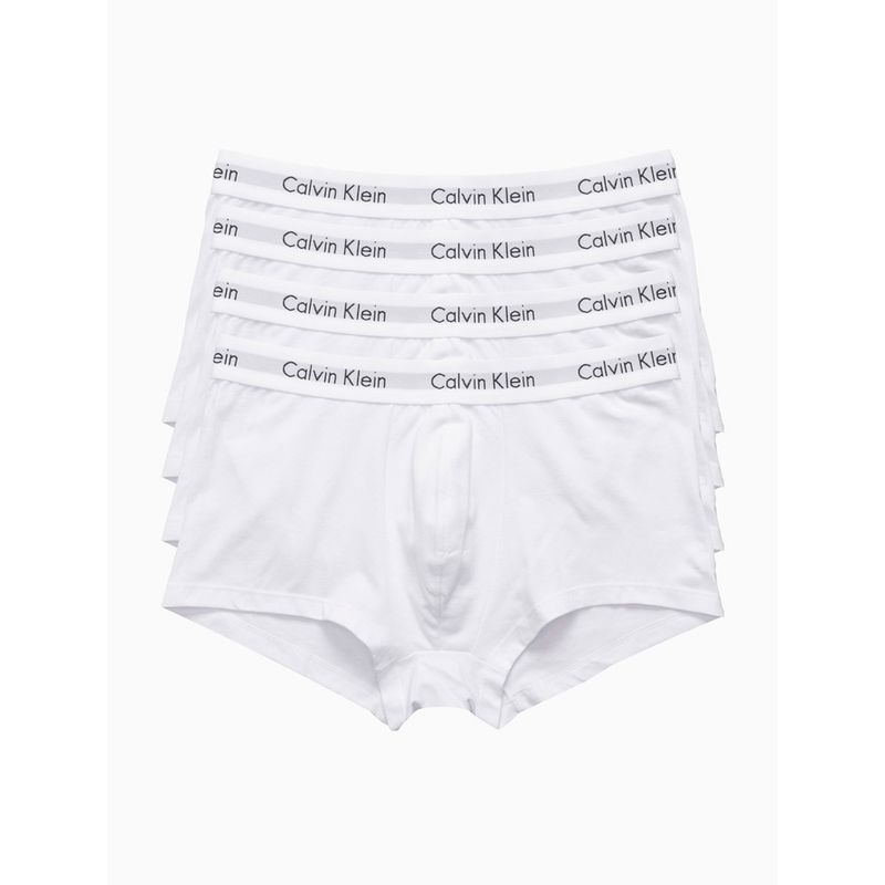 Underwear Trunk de Algodão e Elastano Ck One Cintura Baixa Cueca Calvin  Klein - Cinza - Renner