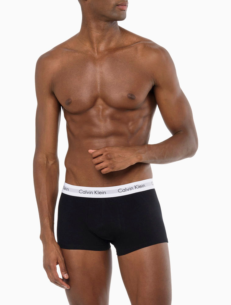 Preto - Calvin Klein Underwear - Kit Cueca: algodão, microfibra e