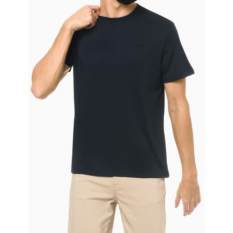 Camiseta Calvin Klein Marinho Básica