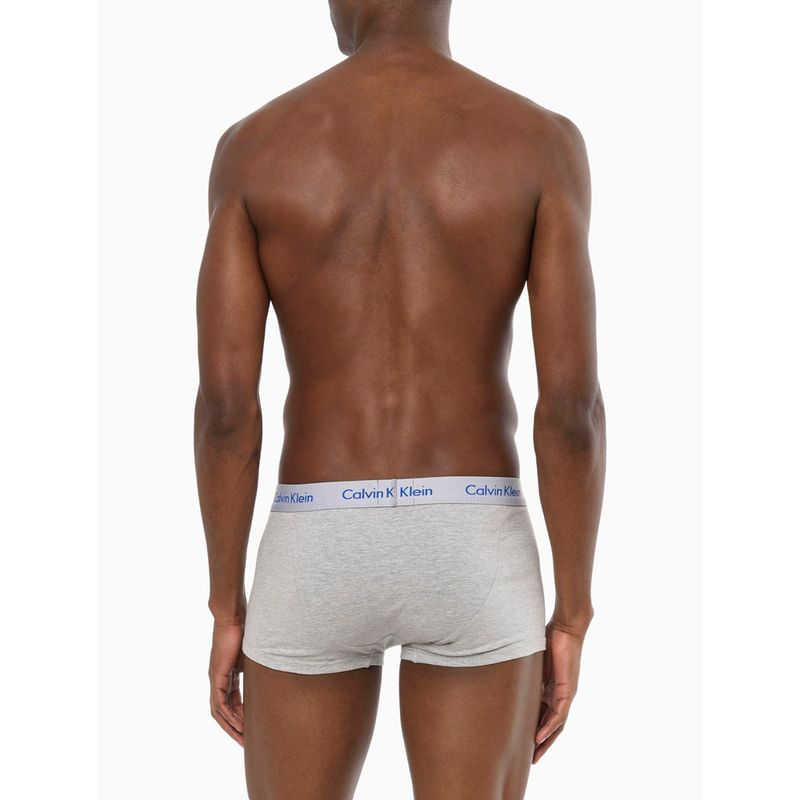 Cuecas Calvin Klein Trunk Seamless Outline Logo Azul Escuro Chumbo