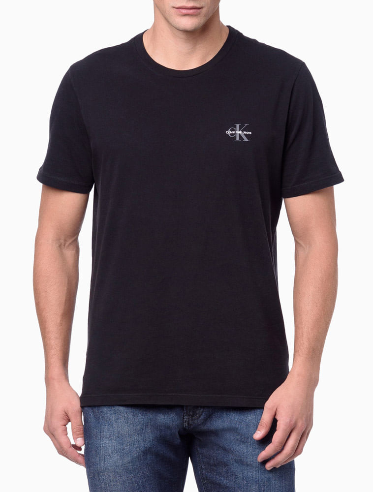 Camiseta Calvin Klein Jeans na cor preta. Tamanhos M, G e GG – JOC