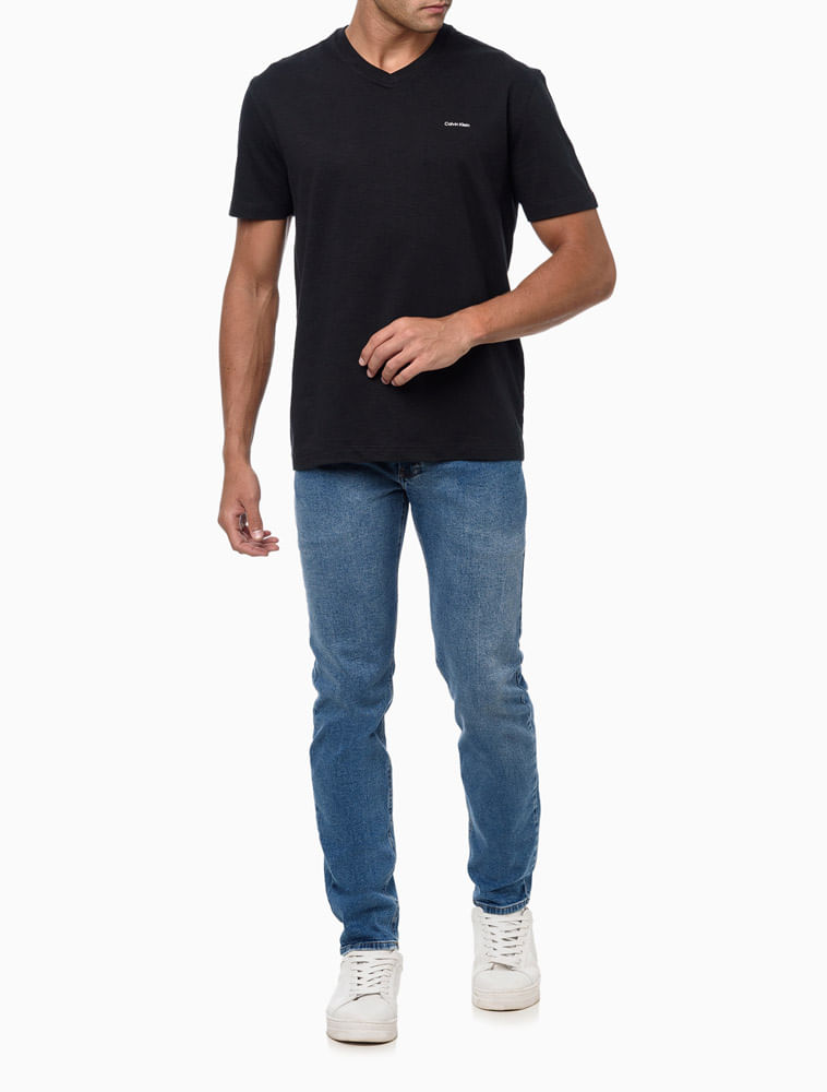 Camiseta Masculina Slim Flamê Calvin Klein - Calvin Klein