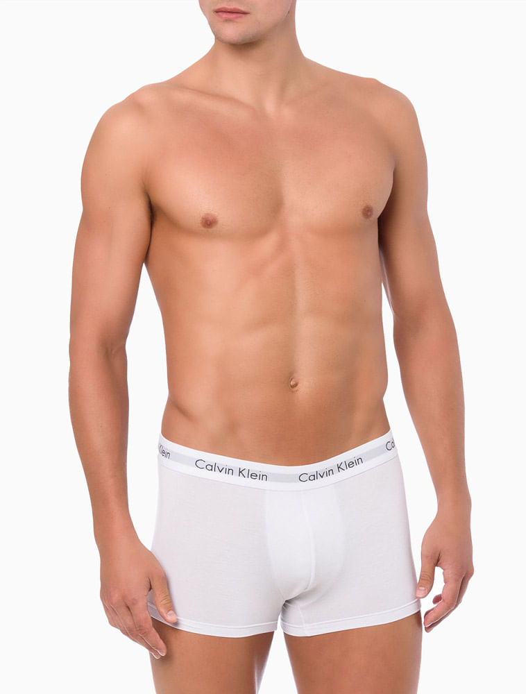 Kit 3 Underwear Trunk Plus Size Cuecas Calvin Klein - Calvin Klein