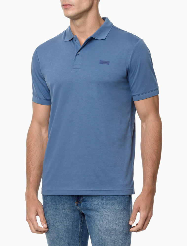 K10K111657_0585_1-POLO-CK-SLIM-MG-CURTA-SMOOTH-COTTON